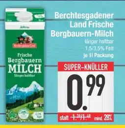 Edeka Berchtesgadener Land Frische Bergbauern-Milch Angebot