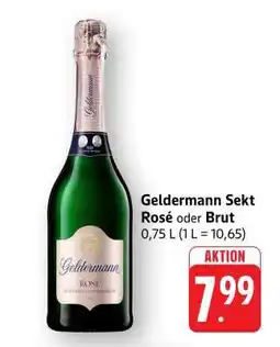 Edeka Geldermann Sekt Rosé oder Brut Angebot