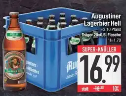 Edeka Augustiner Lagerbier Hell Angebot