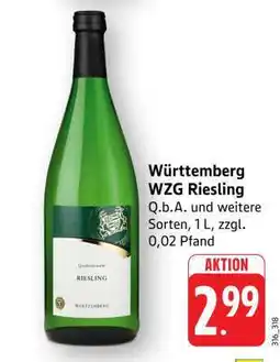 Edeka Württemberg WZG Riesling Angebot