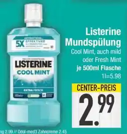 Edeka LISTERINE Mundspülung Angebot