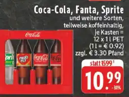 Edeka Coca­Cola/ Fanta/ Sprite Angebot