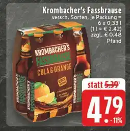 Edeka KROMBACHER'S Fassbrause Angebot