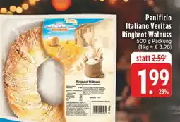 Edeka Panificio Italiano Veritas Ringbrot Walnuss Angebot