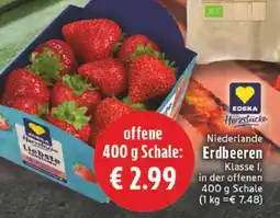 Edeka Niederlande Erdbeeren Angebot