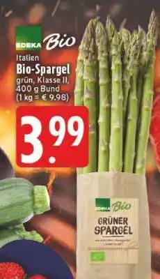 Edeka Bio- Spargel Angebot