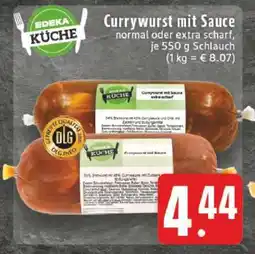 Edeka Currywurst mit Sauce Angebot