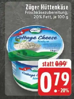 Edeka Züger Hüttenkäse Angebot