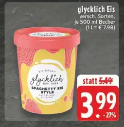 Edeka glycklich Eis Angebot