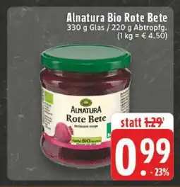 Edeka Alnatura Bio Rote Bete Angebot