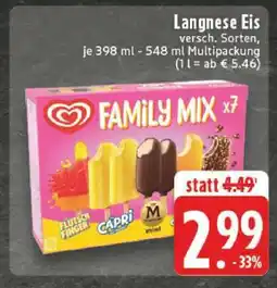 Edeka Langnese Eis Family Mix Angebot