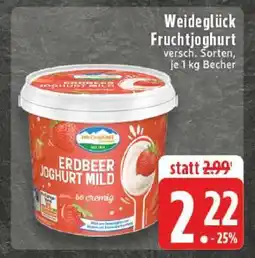 Edeka Weideglück Fruchtjoghurt Angebot