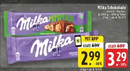 Edeka MILKA Schokolade Angebot