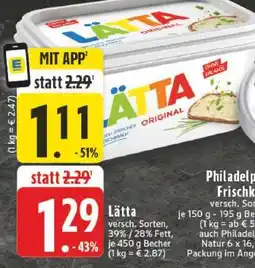 Edeka LÄTTA Angebot