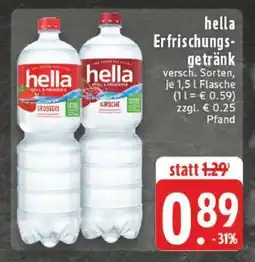 Edeka HELLA Erfrischungsgetränk Angebot