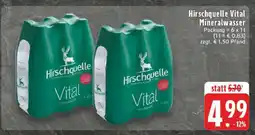 Edeka Hirschquelle Vital Mineralwasser Angebot
