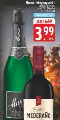 Edeka Mumm Jahrgangssekt Angebot