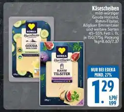 Edeka Käsescheiben Angebot