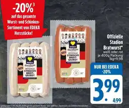 Edeka Offizielle Stadion Bratwurst Angebot