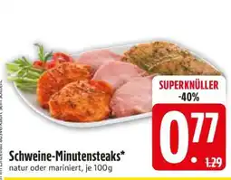 Edeka Schweine-Minutensteaks Angebot
