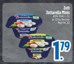 Edeka ZOTT Zottarella Minis Angebot