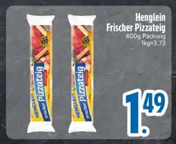 Edeka Henglein Frischer Pizzateig Angebot