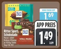Edeka Ritter Sport Schokolade Angebot