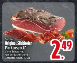 Edeka Senfter Original Südtiroler Markenspeck Angebot