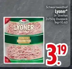 Edeka Schwarzwaldhof Lyoner Angebot