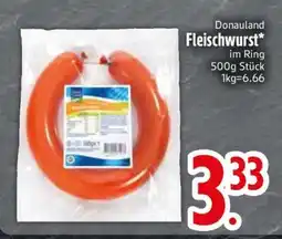 Edeka Donauland Fleischwurst im Ring Angebot