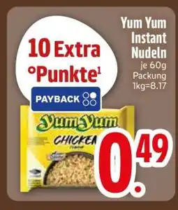 Edeka YUM YUM Instant-Nudeln Angebot