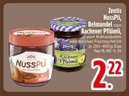 Edeka Zentis NussPli, Belmandel oder Aachener Pflümli Angebot
