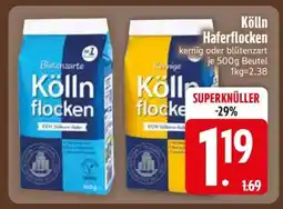 Edeka KÖLLN Haferflocken Angebot
