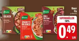 Edeka Knorr Fix je Beutel Angebot