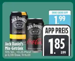 Edeka Jack Daniel's Mix-Getränk Angebot