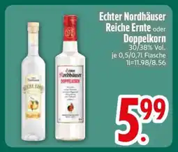 Edeka Echter Nordhäuser Reiche Ernte oder Doppelkorn Angebot