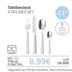 Edeka Tafelbesteck 4-teiliges Set Angebot