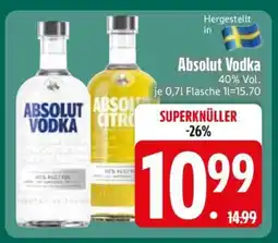 Edeka Absolut Vodka Angebot