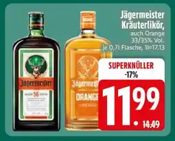Edeka JÄGERMEISTER Kräuterlikör Angebot