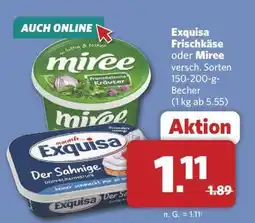 Combi Exquisa Frischkäse oder Miree Angebot