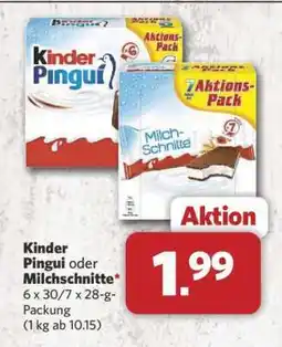 Combi Kinder Pingui oder Milchschnitte Angebot
