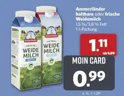 Combi Ammerländer haltbare oder frische Weidemilch Angebot