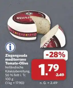Combi Ziegengouda mediterrano Tomate-Olive Angebot