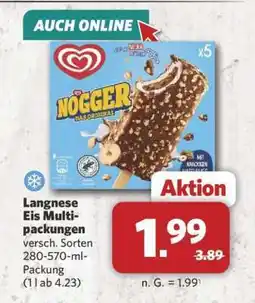 Combi LANGNESE Eis-Multipackungen Angebot