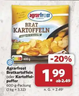 Combi Agrarfrost Bratkartoffeln oder Kartoffelpuffer Angebot