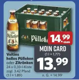 Combi Veltins helles Pülleken oder Zitrönken Angebot