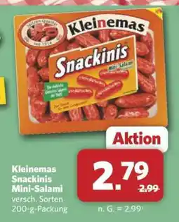 Combi Kleinemas Snackinis Mini-Salami Angebot