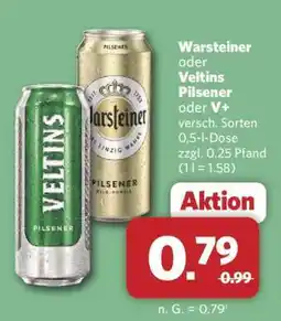 Combi Warsteiner oder Veltins Pilsener oder V+ Angebot