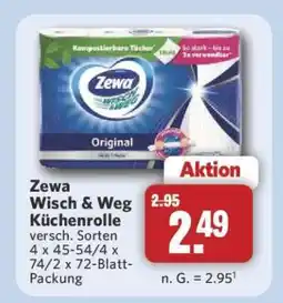 Combi Zewa Wisch & Weg Küchenrolle Angebot