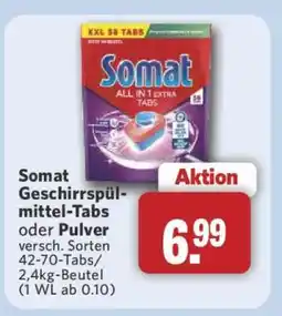 Combi Somat Geschirrspülmittel-Tabs oder Pulver Angebot